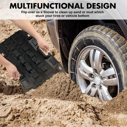 X-BULL Mini Recovery Tracks – 1 Pair, Black