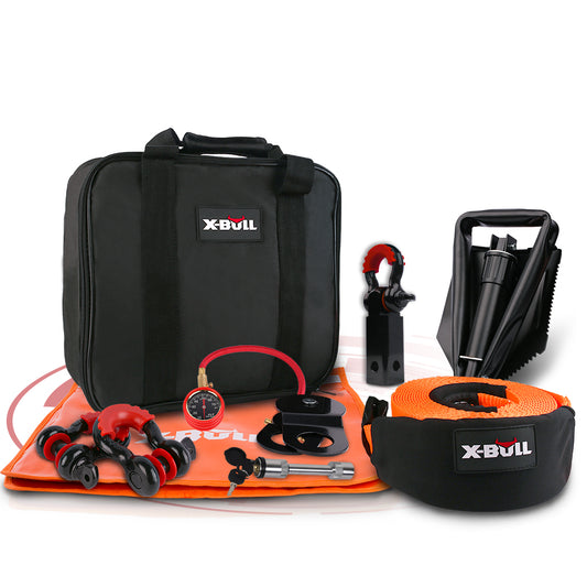 X-BULL 11-Piece 4WD Winch Recovery Kit