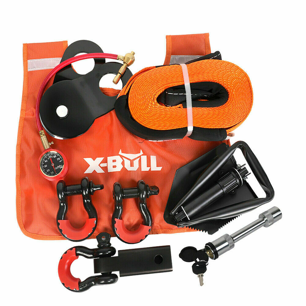 X-BULL 11-Piece 4WD Winch Recovery Kit