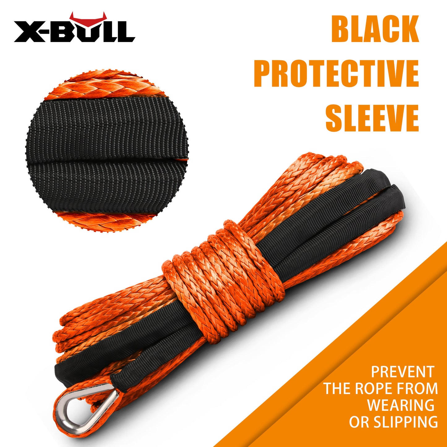 X-BULL Dyneema Winch Rope 5.5mm × 13m