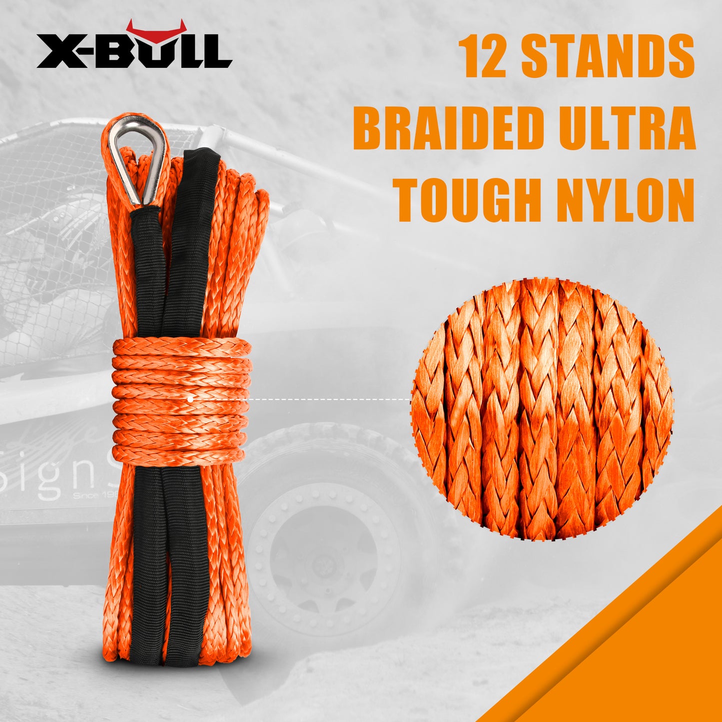 X-BULL Dyneema Winch Rope 5.5mm × 13m