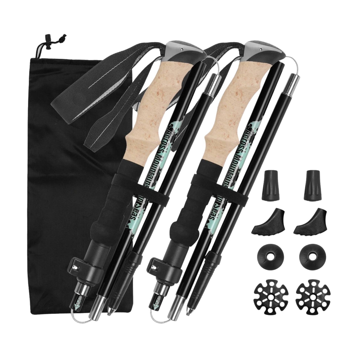Adjustable Trekking Poles – Premium Carbon Pair