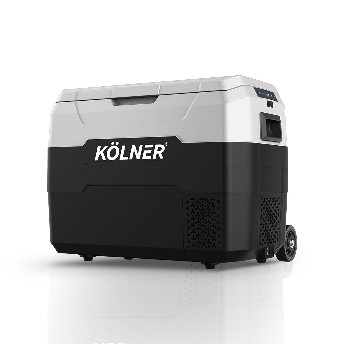 Kolner 40L Portable Fridge Freezer with Trolley – 12V/24V/240V