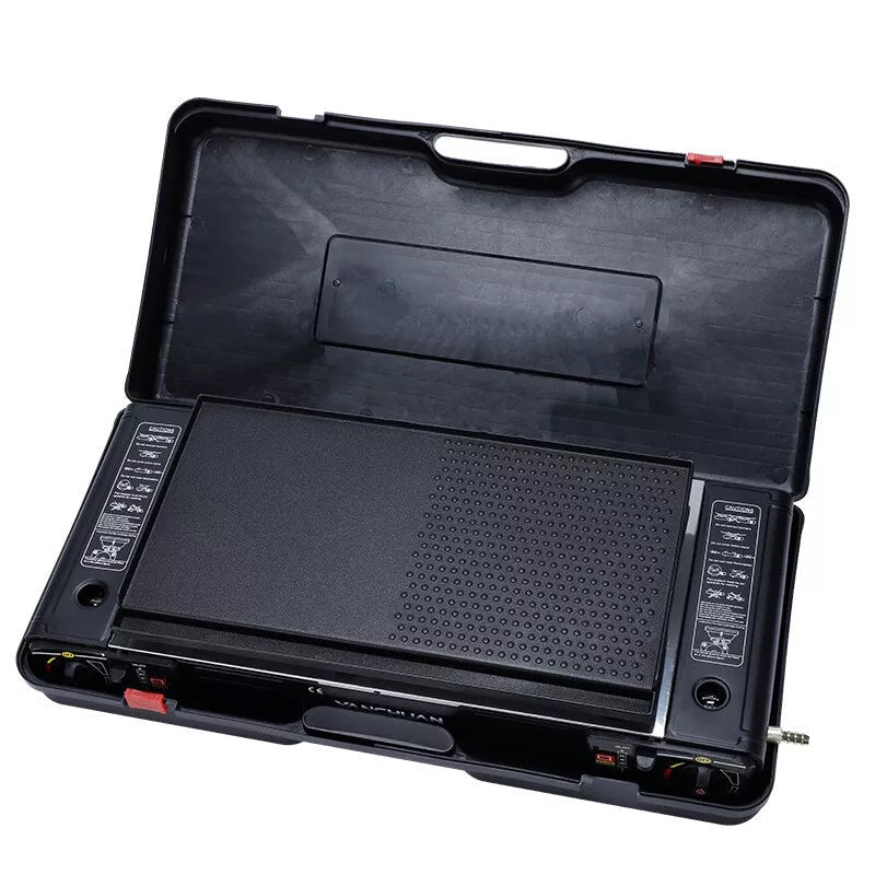 2-Burner Portable Butane Camping Stove – Baking Tray & Carry Case