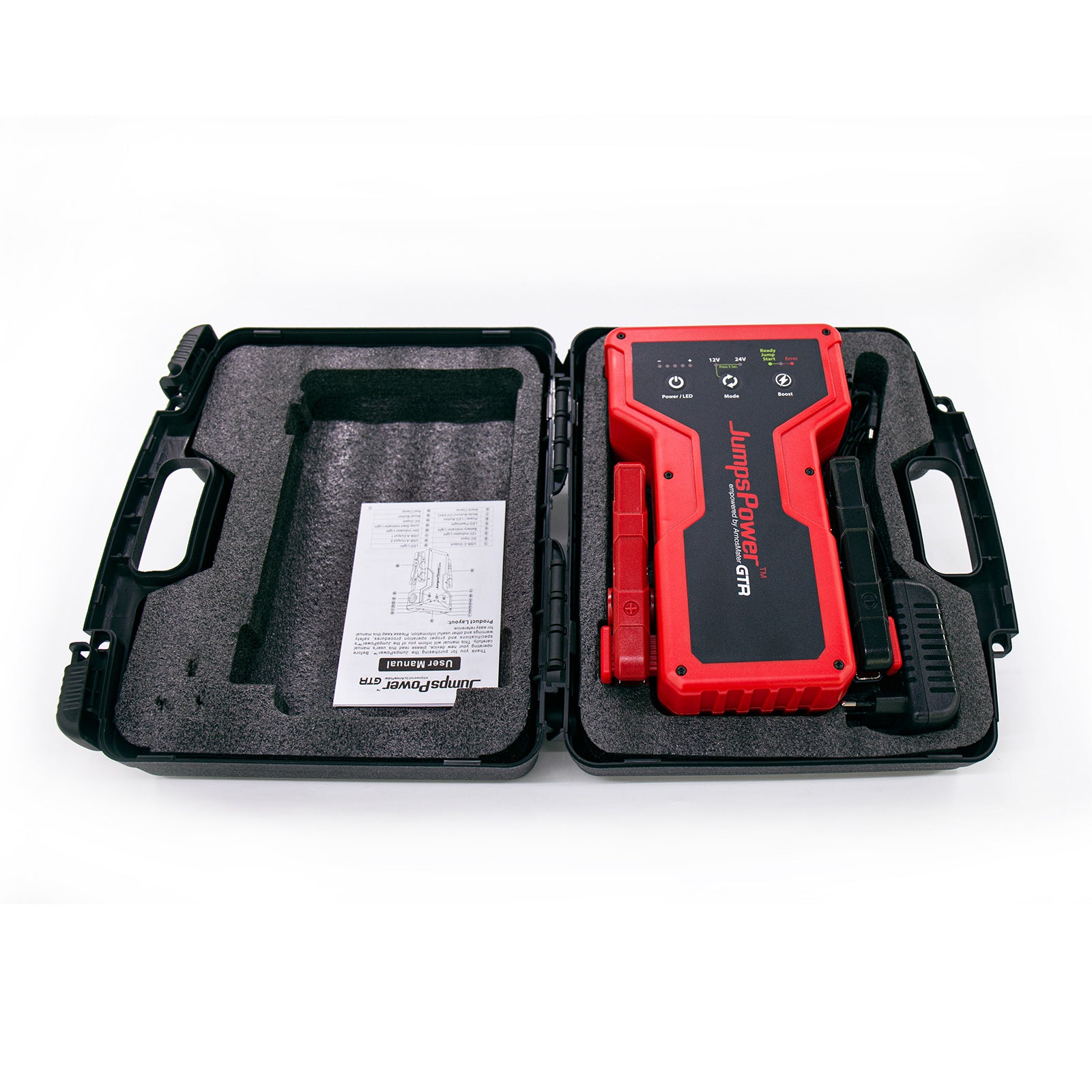 JumpsPower GTR 4000A Jump Starter – 12V/24V 99900mWh Professional Power Bank