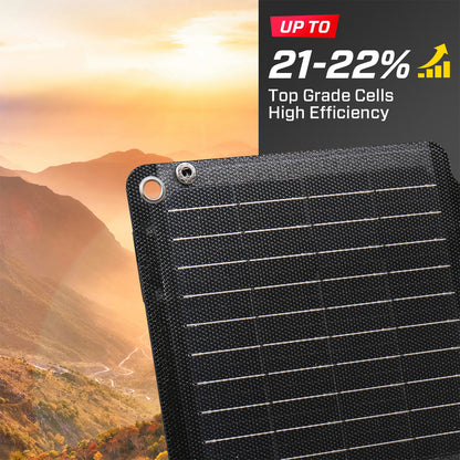 JumpsPower 40W Foldable Solar Panel – Portable Off-Grid Charger