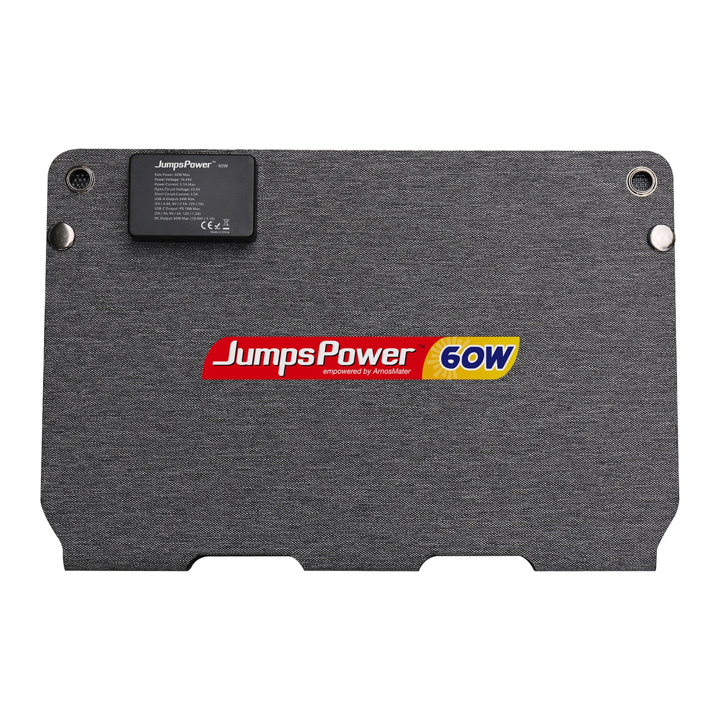 JumpsPower 60W Foldable Solar Panel – Portable High-Efficiency Charger