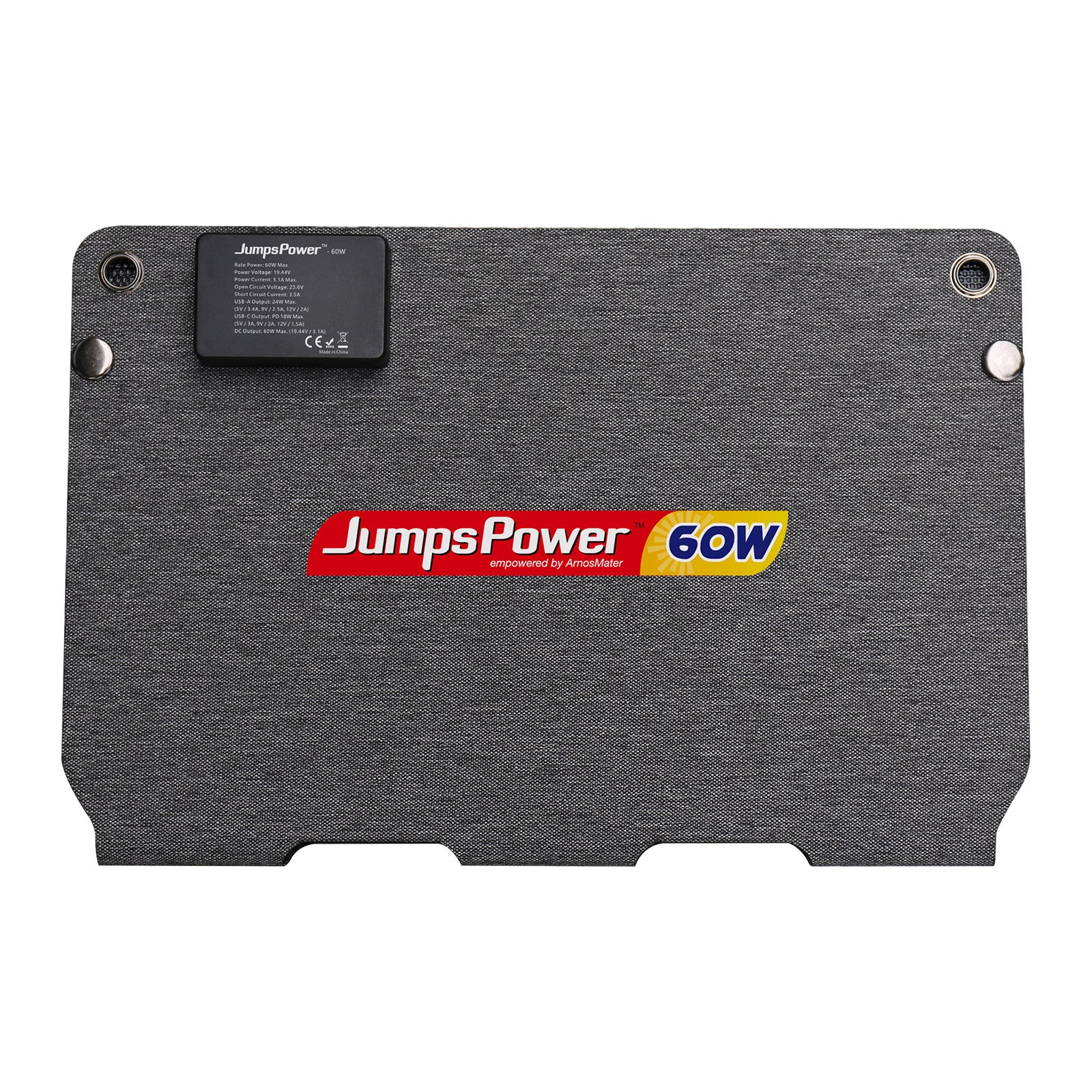 JumpsPower 60W Foldable Solar Panel – Portable High-Efficiency Charger
