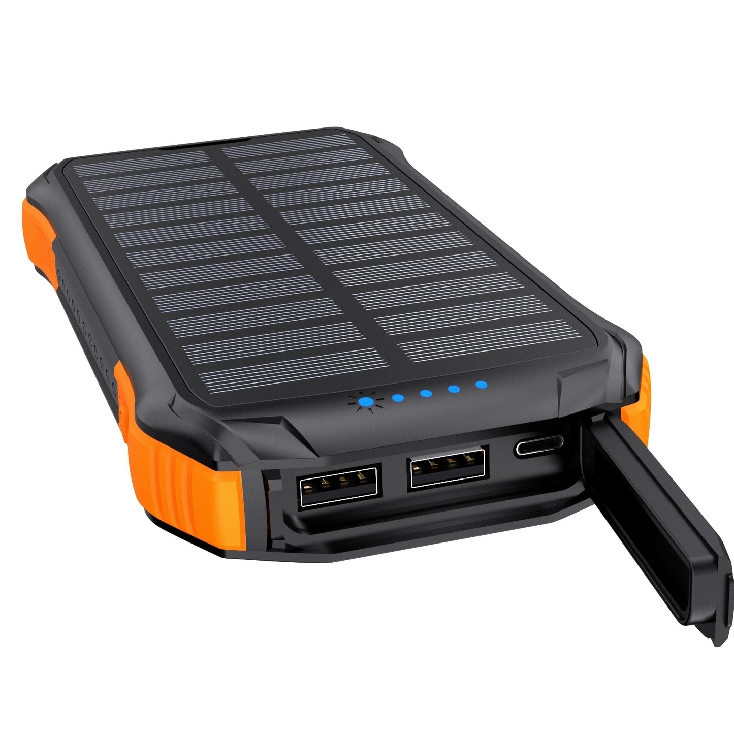 CHOETECH B657 20000mAh Solar Power Bank – Wireless Charging USB-C