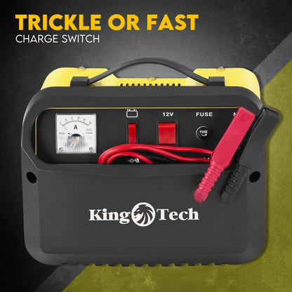 2-in-1 Car Battery Charger & Jump Starter 12V/24V 40A