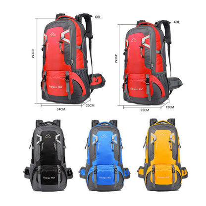 40L Waterproof Hiking Backpack – Blue