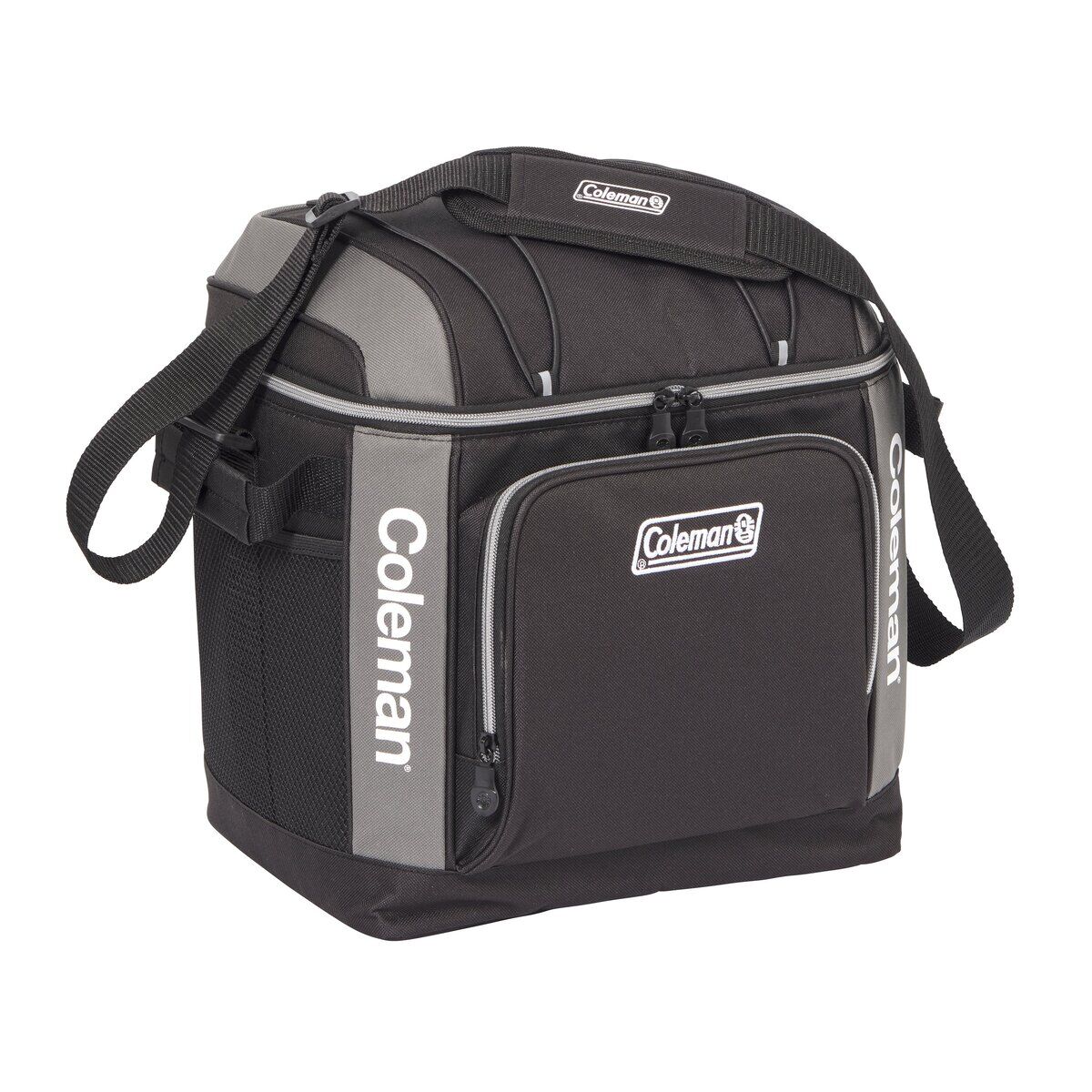 Coleman 30-Can Soft Cooler Bag – Insulated Camping & Picnic Bag, Black