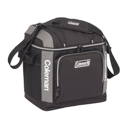 Coleman 30-Can Soft Cooler Bag – Insulated Camping & Picnic Bag, Black