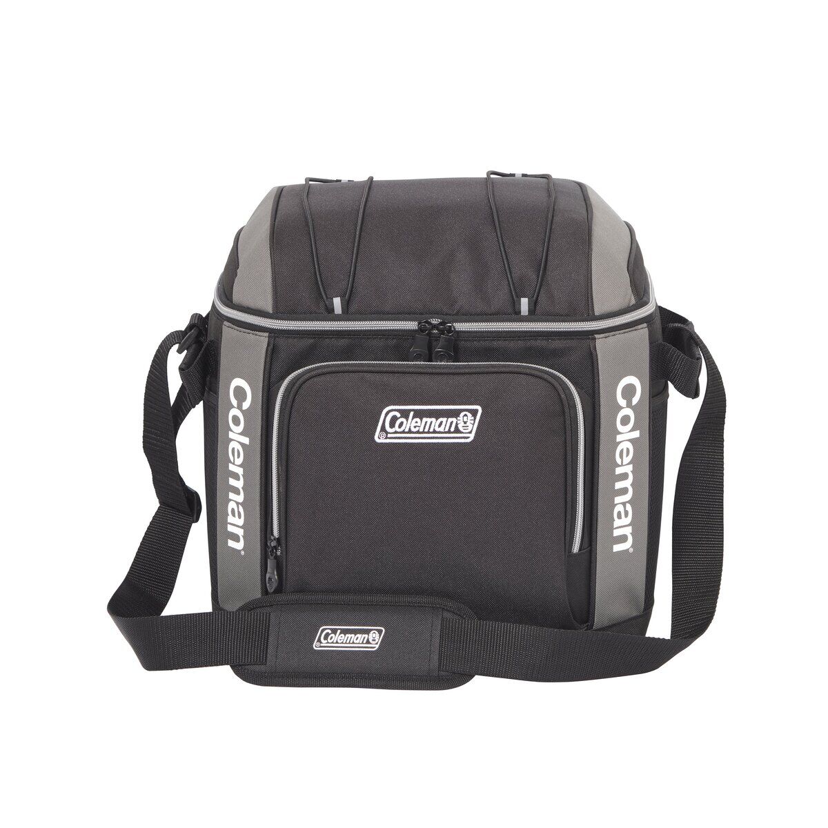 Coleman 30-Can Soft Cooler Bag – Insulated Camping & Picnic Bag, Black
