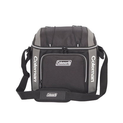 Coleman 30-Can Soft Cooler Bag – Insulated Camping & Picnic Bag, Black