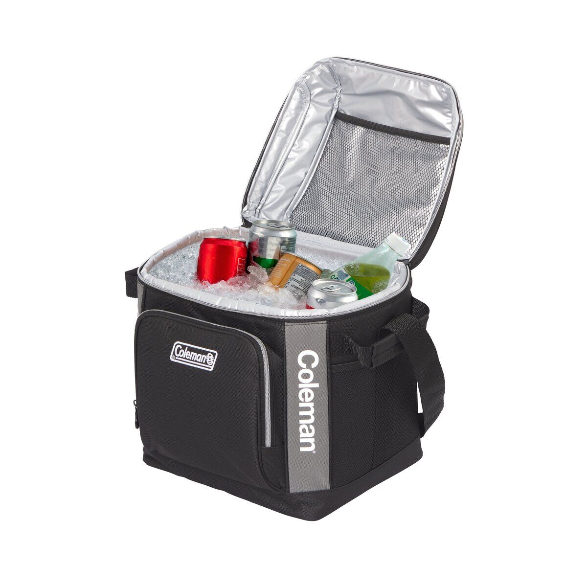 Coleman 30-Can Soft Cooler Bag – Insulated Camping & Picnic Bag, Black