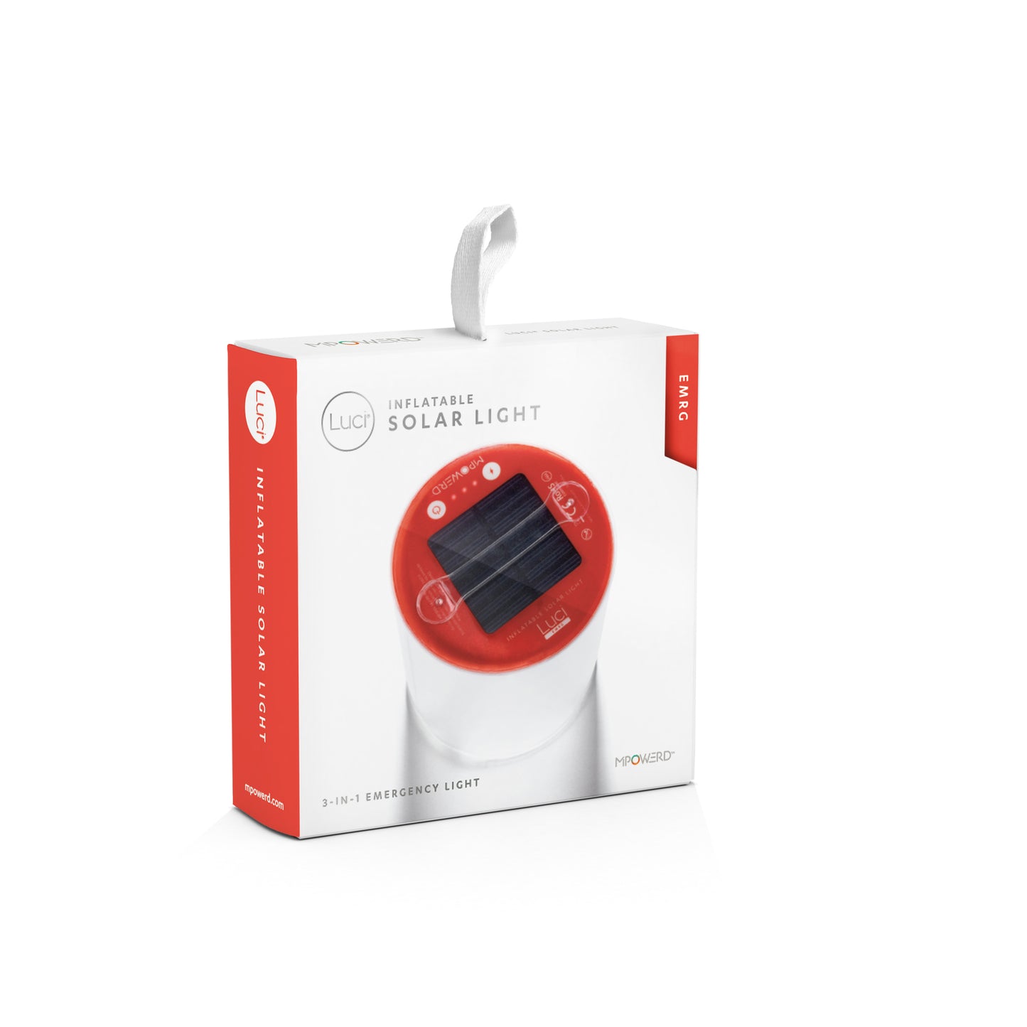 MPOWERD Luci EMRG Inflatable Solar Lantern – Emergency SOS Waterproof