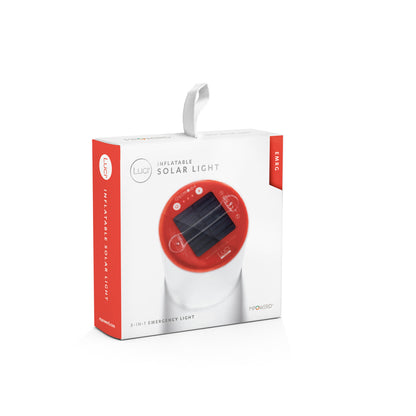 MPOWERD Luci EMRG Inflatable Solar Lantern – Emergency SOS Waterproof