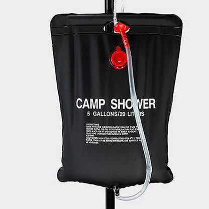 Pop-Up Privacy Shower Tent with 20L Water Bag – Green Camping Set