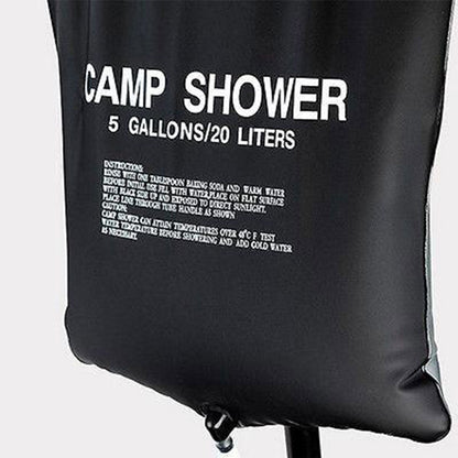 Pop-Up Privacy Shower Tent with 20L Water Bag – Green Camping Set