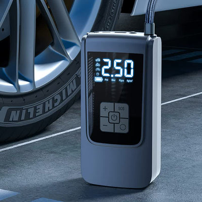 Portable Digital Tyre Inflator – LCD Display 150 PSI USB-C Compact