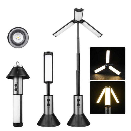 Telescopic Camping Lantern – Adjustable Height LED USB-C Rechargeable