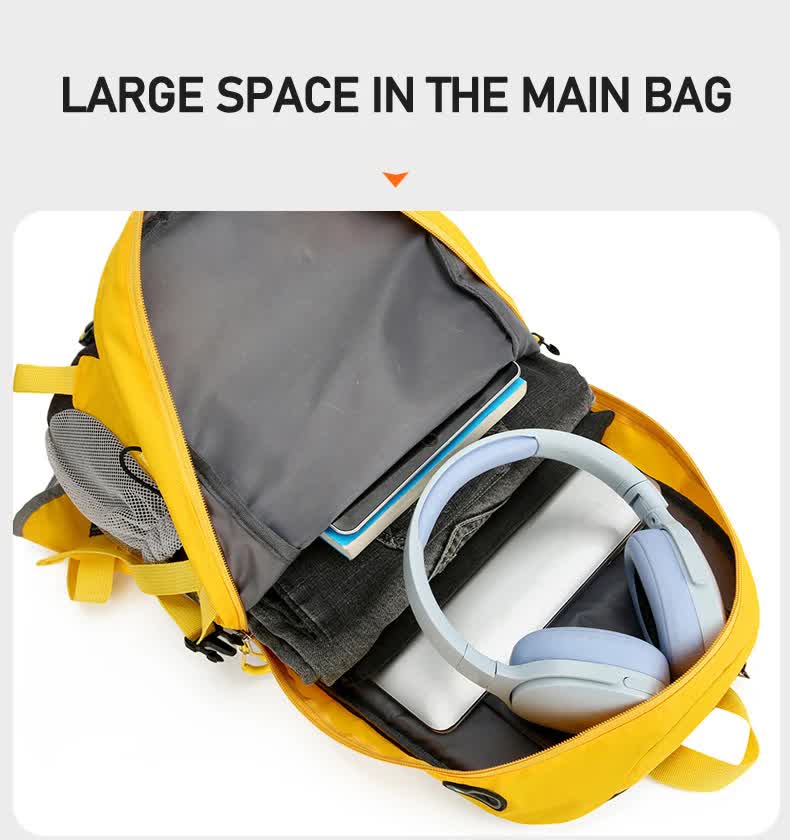 30L Lightweight Hiking Daypack – Grey