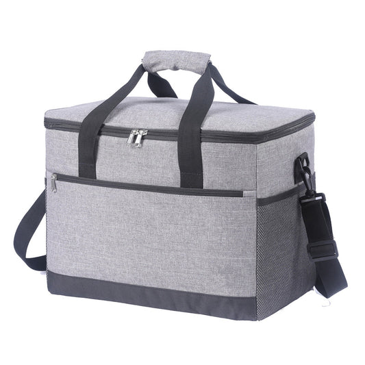 18L Insulated Cooler Bag – Leakproof Thermal Tote with Shoulder Strap, Grey