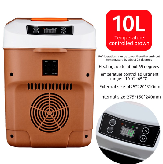 10L Portable Car Fridge & Warmer – 12V/240V Dual Power Digital Display