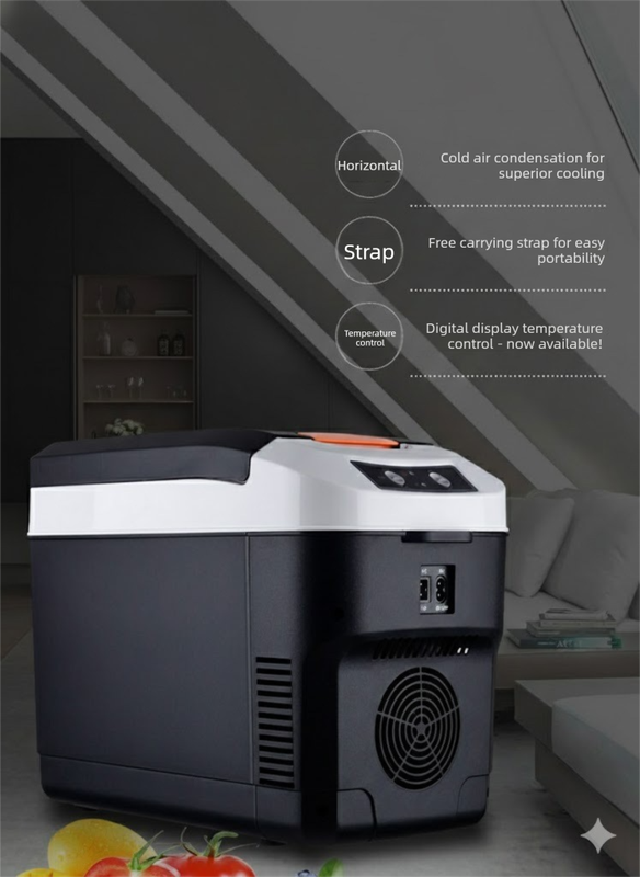 10L Portable Car Fridge & Warmer – 12V/240V Dual Power Digital Display