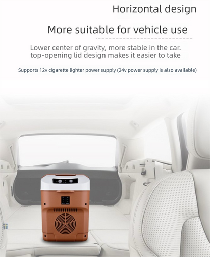 10L Portable Car Fridge & Warmer – 12V/240V Dual Power Digital Display