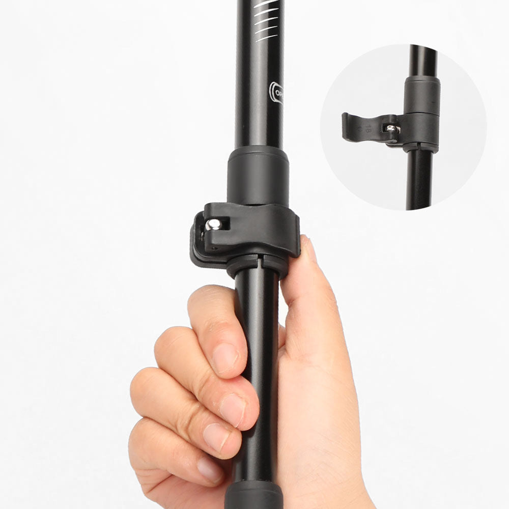 Foldable Aluminium Trekking Poles – Green Pair