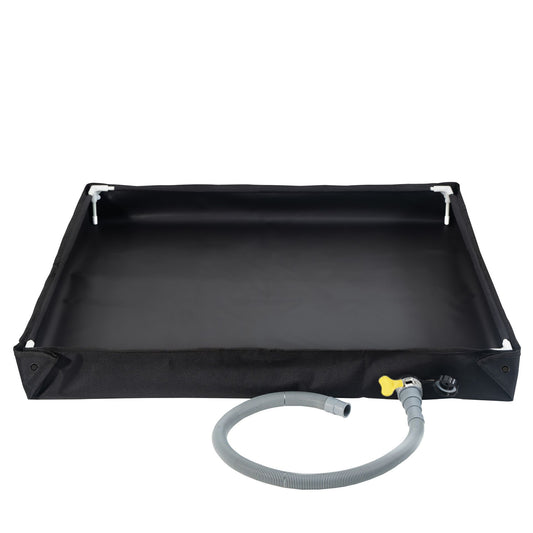 Foldable Outdoor Shower Tray 80×80cm – Collapsible Water Basin for Camping & Beach