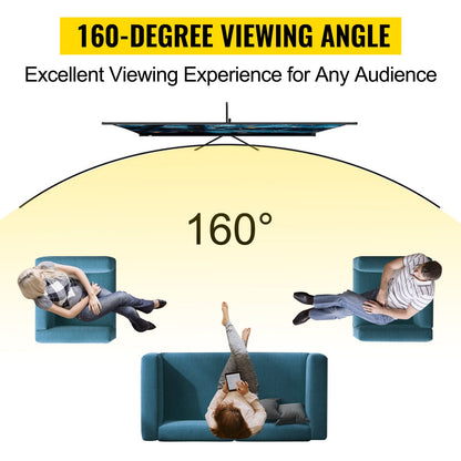 Portable 80-Inch Projector Screen with Tripod Stand – 4K HD