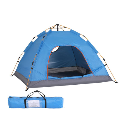 Weisshorn 2-Person Instant Pop-Up Camping Tent – Blue, 210D Oxford