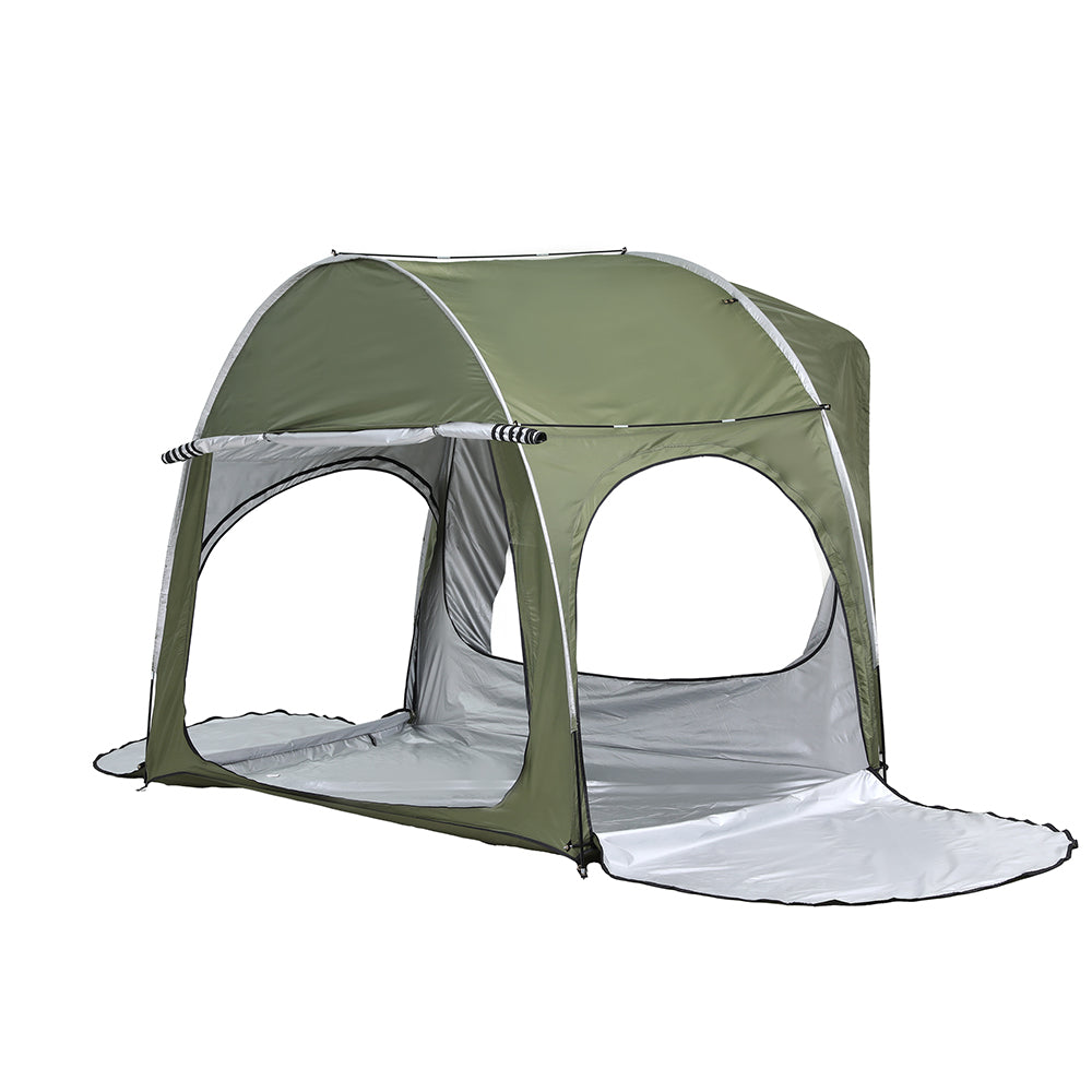 Weisshorn Car SUV Camping Tent – Rear Hatchback Extension Green