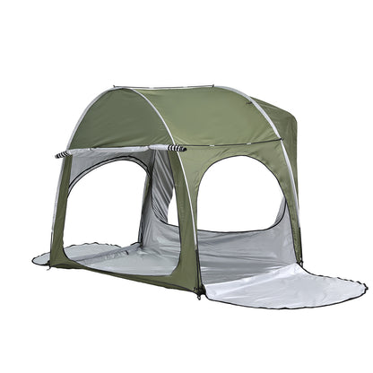 Weisshorn Car SUV Camping Tent – Rear Hatchback Extension Green